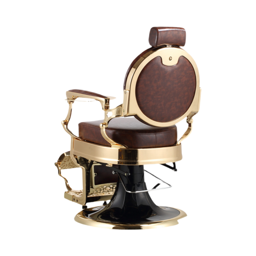 Bandido Barber Chair Brown Gold