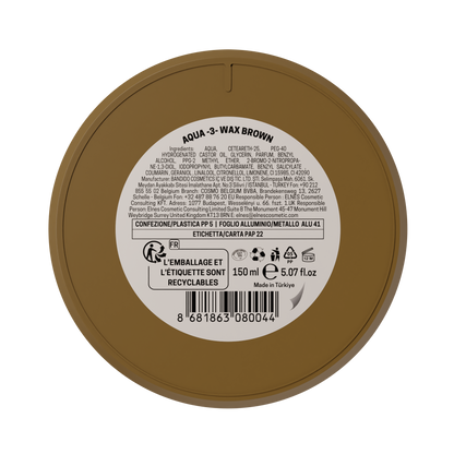 AQUA WAX 3 BROWN 150ML