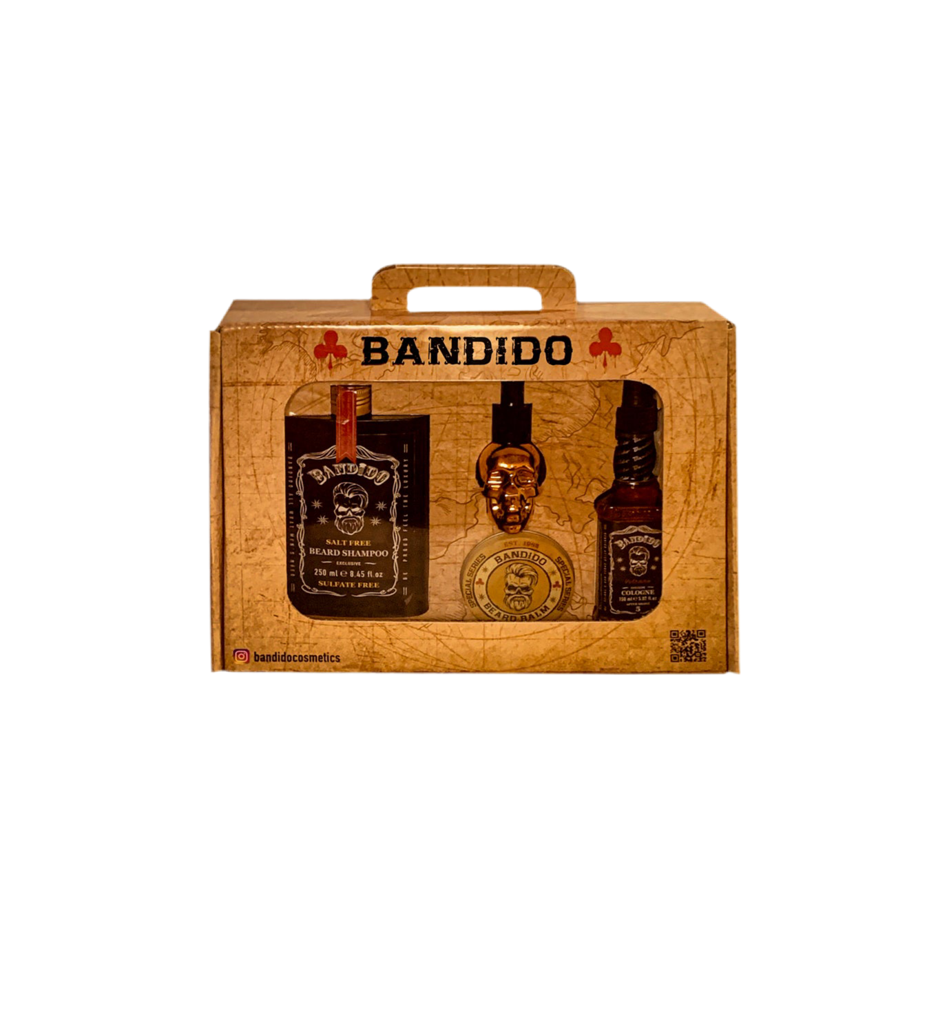 Bandido Baardverzorging set Baard Shampoo. Baard Oil. Baard Balsem. After Shave Colonge