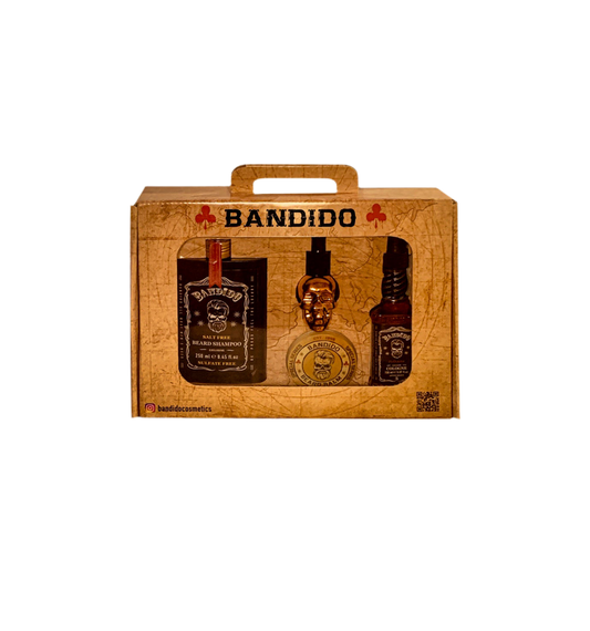 Bandido Baardverzorging set Baard Shampoo. Baard Oil. Baard Balsem. After Shave Colonge