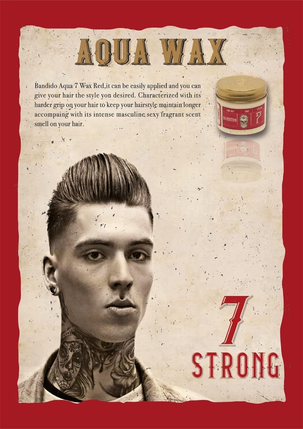 AQUA WAX 7 RED 125ML